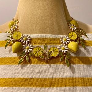 Sunny Lemon + Daisy Necklace